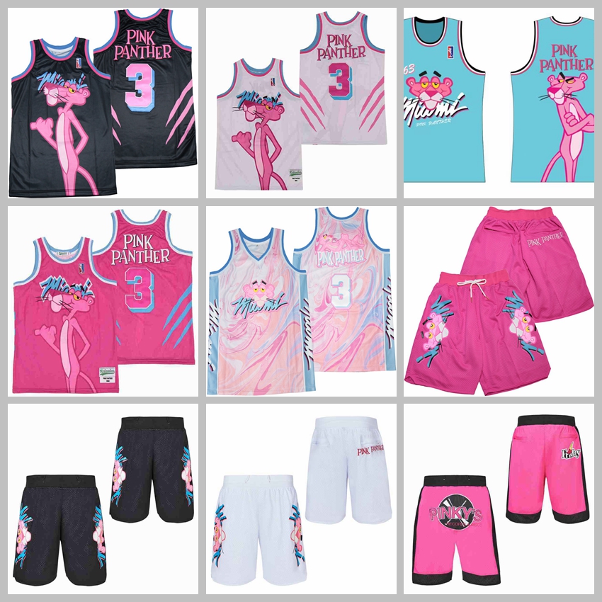 Movie TV Basketball 3 Miami Pink Panther Jersey Vice Marble Black White Shorts Wears Limited Edition Good Quality Man, 3 pink
Movie TV Basketball 3 Miami Pink Panther Jersey Vice Marble Black White Shorts Wears Limited Edition Good Quality Man, 3 pink