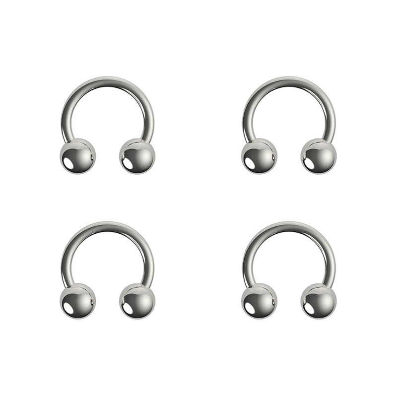 Steel Horseshoe 316L Surgical Steel Nose Labret Ear Piercing Hoop Ring Eyebrow Universal 16G Body Jewelry Wholesale 657 Q2 от DHgate WW