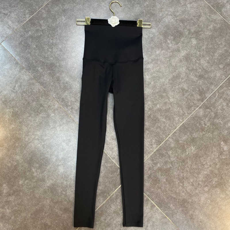 DEAT Women Elastic Shark Skin Bottomed Pencil Trousers Solid Color Abdomen Pants Fashion Spring Summer 11B773 210709
