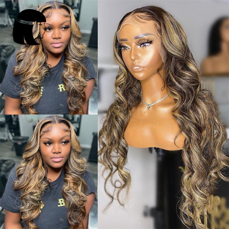 Lace Wigs Highlight 13X4 Front Human Hair With Baby For Women Honey Blonde Brazilian Body Wave 4x4 Closure, Black;brown
Lace Wigs Highlight 13X4 Front Human Hair With Baby For Women Honey Blonde Brazilian Body Wave 4x4 Closure, Black;brown
