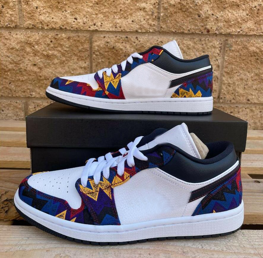 Jumpman 1 Women Men Shoes Low "Nothing But Net" White Dark Obsidian Sneakers Trainers Fashion, Customize
Jumpman 1 Women Men Shoes Low "Nothing But Net" White Dark Obsidian Sneakers Trainers Fashion, Customize