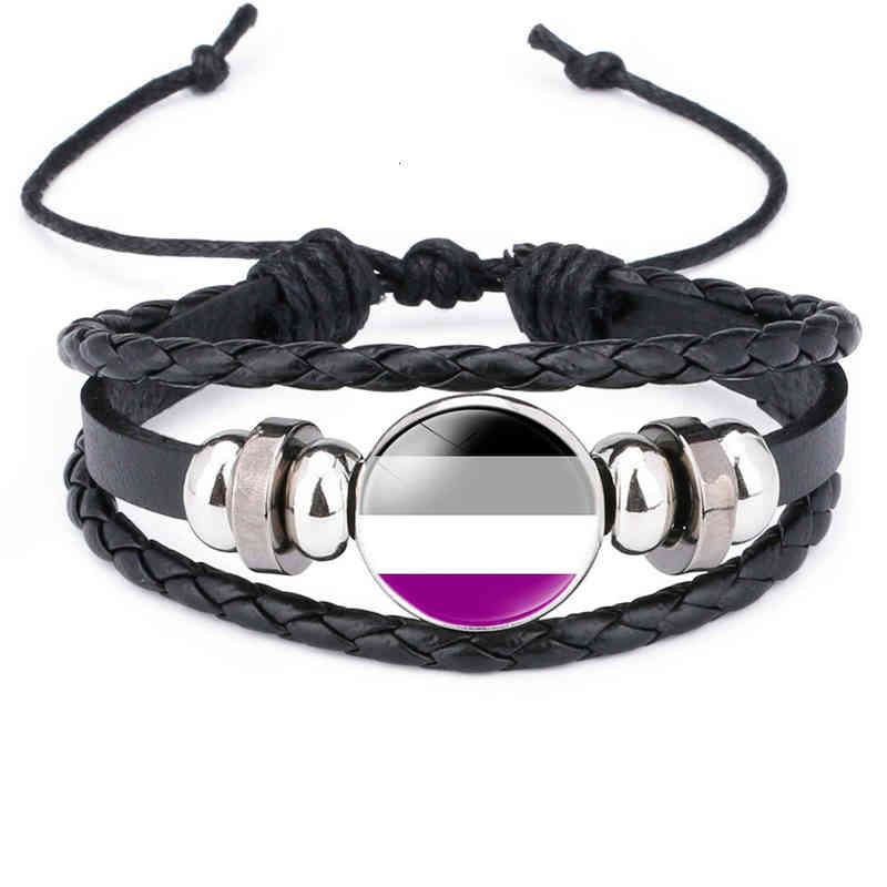 Lgbt Pride Apparel Rainbow Bracelet Bisexual Pansexual Charms Gifts Accessories Men Couple Gay Lesbian Friendship Unisex Jewelry