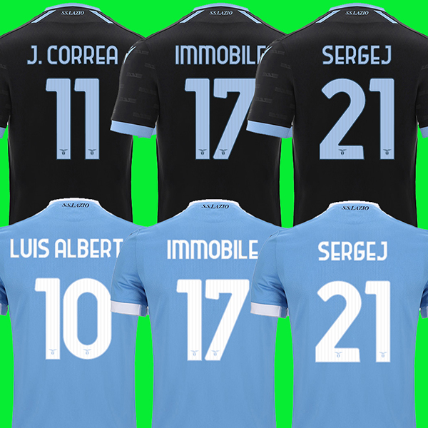 21 22 SS Lazio soccer Jerseys IMMOBILE CORREA SERGEJ football shirt 2021 2022 Maglia da calcio LAZZARI LULIC LUIS ALBERTO adult men + kids kits, Third
21 22 SS Lazio soccer Jerseys IMMOBILE CORREA SERGEJ football shirt 2021 2022 Maglia da calcio LAZZARI LULIC LUIS ALBERTO adult men + kids kits, Third