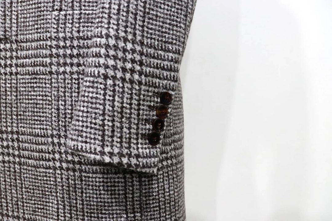 Hounds tooth Black and White Suits One Piece Business Suit Custom Made Casual Coat Office Outfit