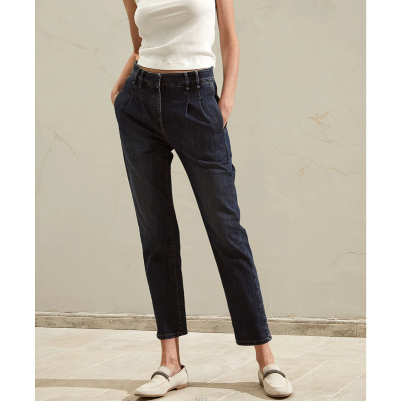 women's jeans cropped de perna reta feminino cintura média, jeans britânico intelectual e da moda 95be, Blue
women's jeans cropped de perna reta feminino cintura média, jeans britânico intelectual e da moda 95be, Blue