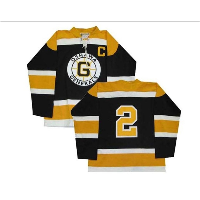 Bay Customize CHL Oshawa Generals OHL 2 Bobby Orr Hockey Jersey Black embroidery Hockey Jersey or custom any name or number retro Jersey
Bay Customize CHL Oshawa Generals OHL 2 Bobby Orr Hockey Jersey Black embroidery Hockey Jersey or custom any name or number retro Jersey
