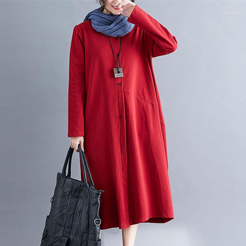 Casual Dresses Stand Collar Button Open Fashion Blouse Dress Soft Cotton Long Sleeve Autumn Plus Size Women Midi Spring, Black
Casual Dresses Stand Collar Button Open Fashion Blouse Dress Soft Cotton Long Sleeve Autumn Plus Size Women Midi Spring, Black