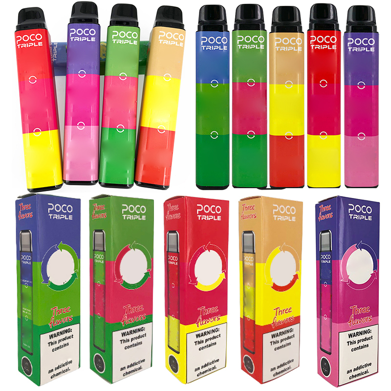 Original electronic cigarette POCO Triple Disposable Device 3600 Puffs Rechargeable Battery 3 IN 1 Prefilled Cartridge Pods Vape Stick Pen
Original electronic cigarette POCO Triple Disposable Device 3600 Puffs Rechargeable Battery 3 IN 1 Prefilled Cartridge Pods Vape Stick Pen