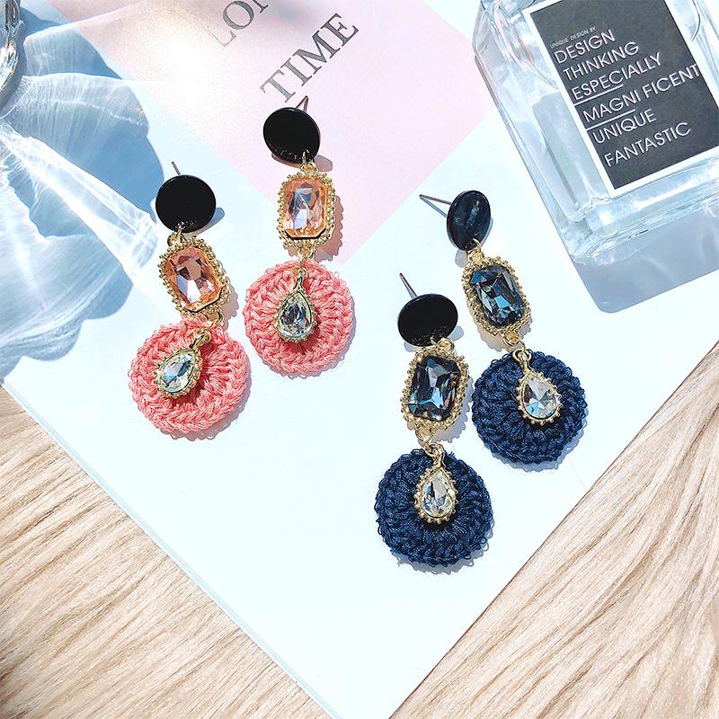 Winter Fashion Statement Jewelry Square Crystal Wool Wafer Dangle Earrings For Women Vintage Pendientes Brincos Gift & Chandelier
Winter Fashion Statement Jewelry Square Crystal Wool Wafer Dangle Earrings For Women Vintage Pendientes Brincos Gift & Chandelier