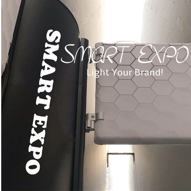 Corporate Exhibit Stands 10ft*10ft Exhibition Booth Advertising Display with Custom Full Color Printing Portable Carry Bags