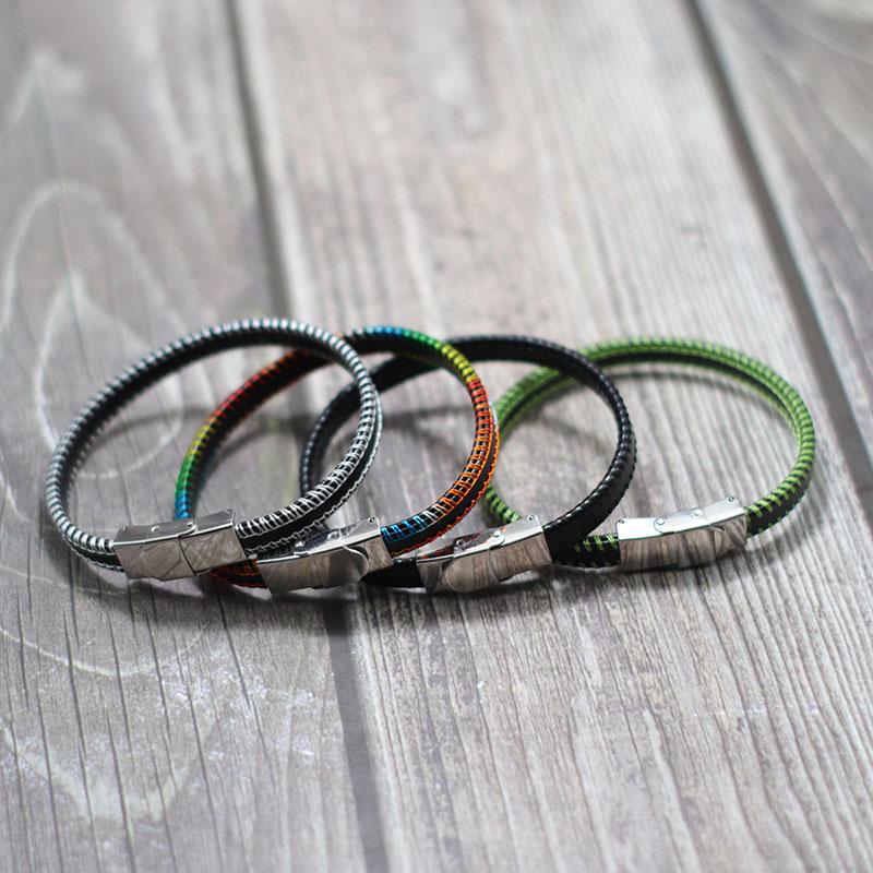 Charm Bracelets 7mm Braided Leather Bracelet&Bangle Stainless Steel Folding Clasp Braclet Minimalist Men Casual Punk Braslet Women Jewelry G
Charm Bracelets 7mm Braided Leather Bracelet&Bangle Stainless Steel Folding Clasp Braclet Minimalist Men Casual Punk Braslet Women Jewelry G