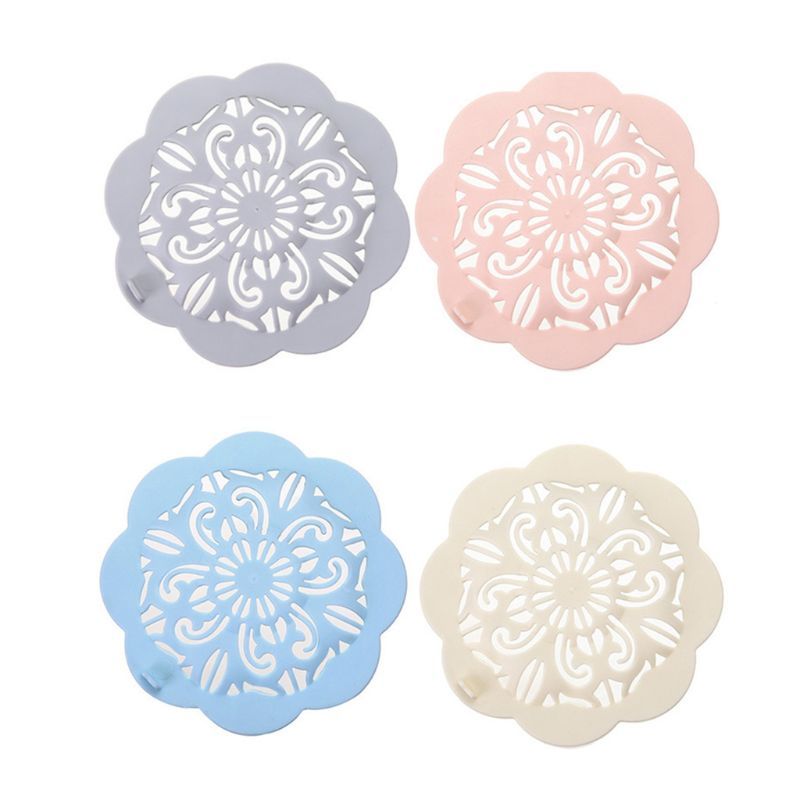 3x Hair Catcher Bath Removal Shower Soap Sink Cover Val Bassin Stopper Filter 40JA