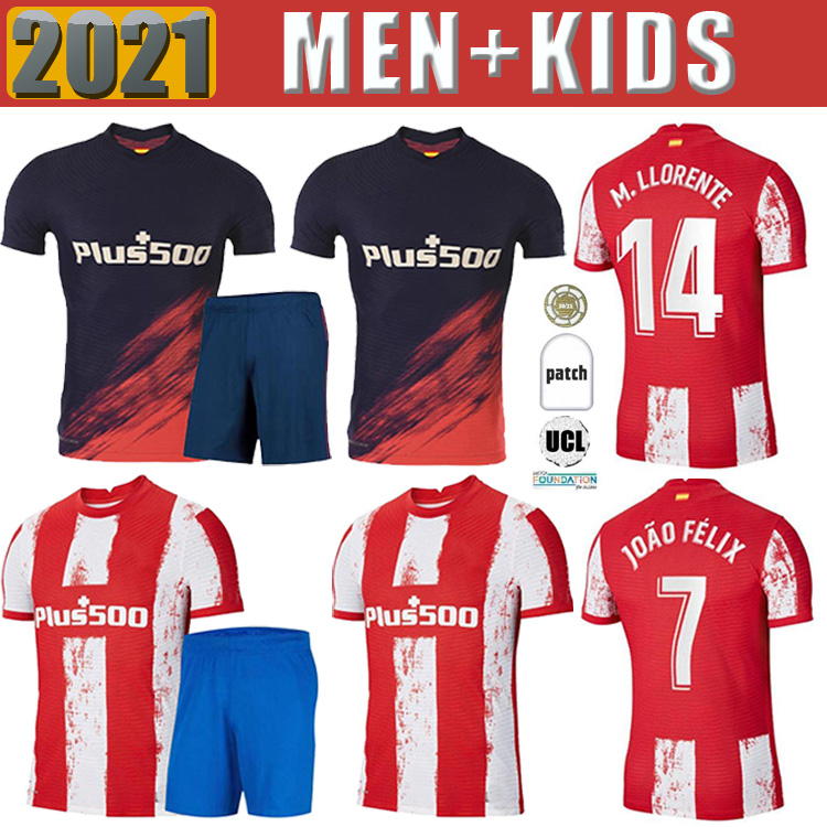 21 22 Atletico Madrid Soccer Jerseys SUAREZ JOÃO FÃLIX 2021 2022 M. Llorente CORREA KOKE Camisetas third 4th CARRASCO men kids kit Football Shirt fa, Black;yellow
21 22 Atletico Madrid Soccer Jerseys SUAREZ JOÃO FÃLIX 2021 2022 M. Llorente CORREA KOKE Camisetas third 4th CARRASCO men kids kit Football Shirt fa, Black;yellow