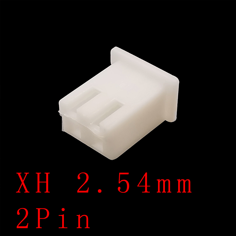 wholesale BNC Connector XH2.54-2P 2 Pin Spacing 2.54mm Pitch Terminal Housing Female Socket Holder Shell Connector for PCB Electronic Circuit ect