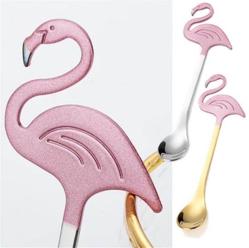 304 Stainless Steel Coffee Mixing Spoon Long Handle Flamingo Spoons Flatware Titanium Coating Baking Paint Coffee Drinking Tools Kitchen Gadget
304 Stainless Steel Coffee Mixing Spoon Long Handle Flamingo Spoons Flatware Titanium Coating Baking Paint Coffee Drinking Tools Kitchen Gadget