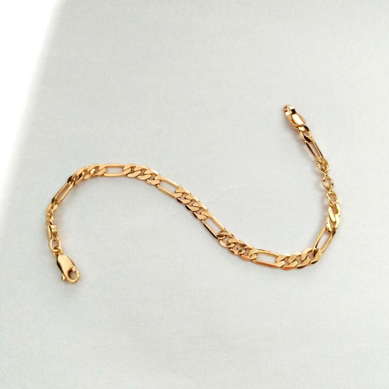 Link Chain 16cm Gold Baby Bracelets Link Kids Bracelet Bebe Toddler Gift Child Jewellery Pulseras Bracciali Armband Braclet B0810