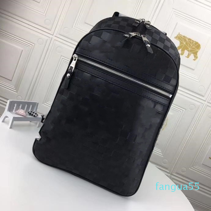 Fashion Genuine Leather Embossing Black Shoulder Backpack Handbag School Bag Computer Backpacks For Women Men Crossbody, Black embossed grid
Fashion Genuine Leather Embossing Black Shoulder Backpack Handbag School Bag Computer Backpacks For Women Men Crossbody, Black embossed grid