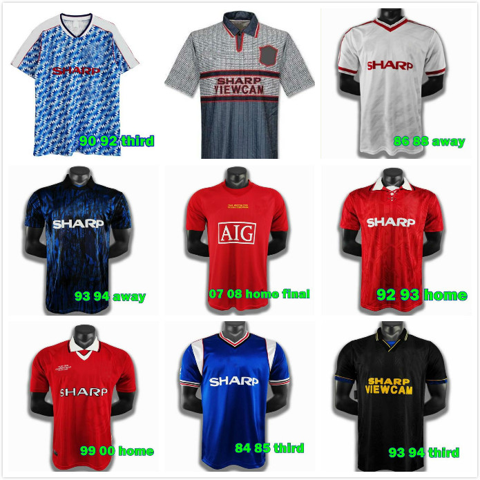 07 08 90 92 98 99 United Retro home Soccer Jersey RONALDO BECKHAM CANTONA KEANE SCHOLES GIGGS football shirt, Black;yellow
07 08 90 92 98 99 United Retro home Soccer Jersey RONALDO BECKHAM CANTONA KEANE SCHOLES GIGGS football shirt, Black;yellow