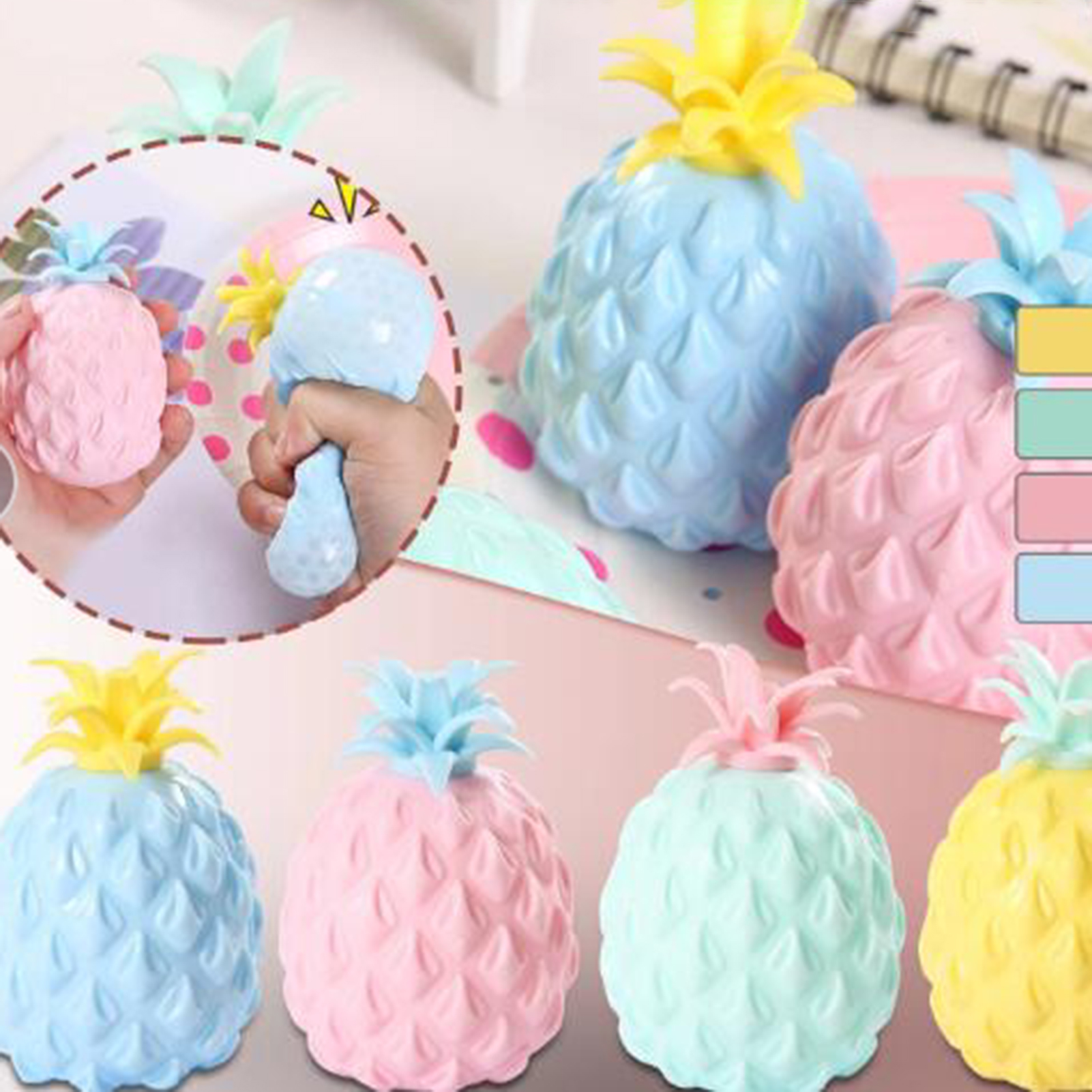 Fidget Toys 1PCS Simulation Pineapple Decompression Toy Pinch Squeeze Stress Relief Hand Toy for Adults Children
Fidget Toys 1PCS Simulation Pineapple Decompression Toy Pinch Squeeze Stress Relief Hand Toy for Adults Children