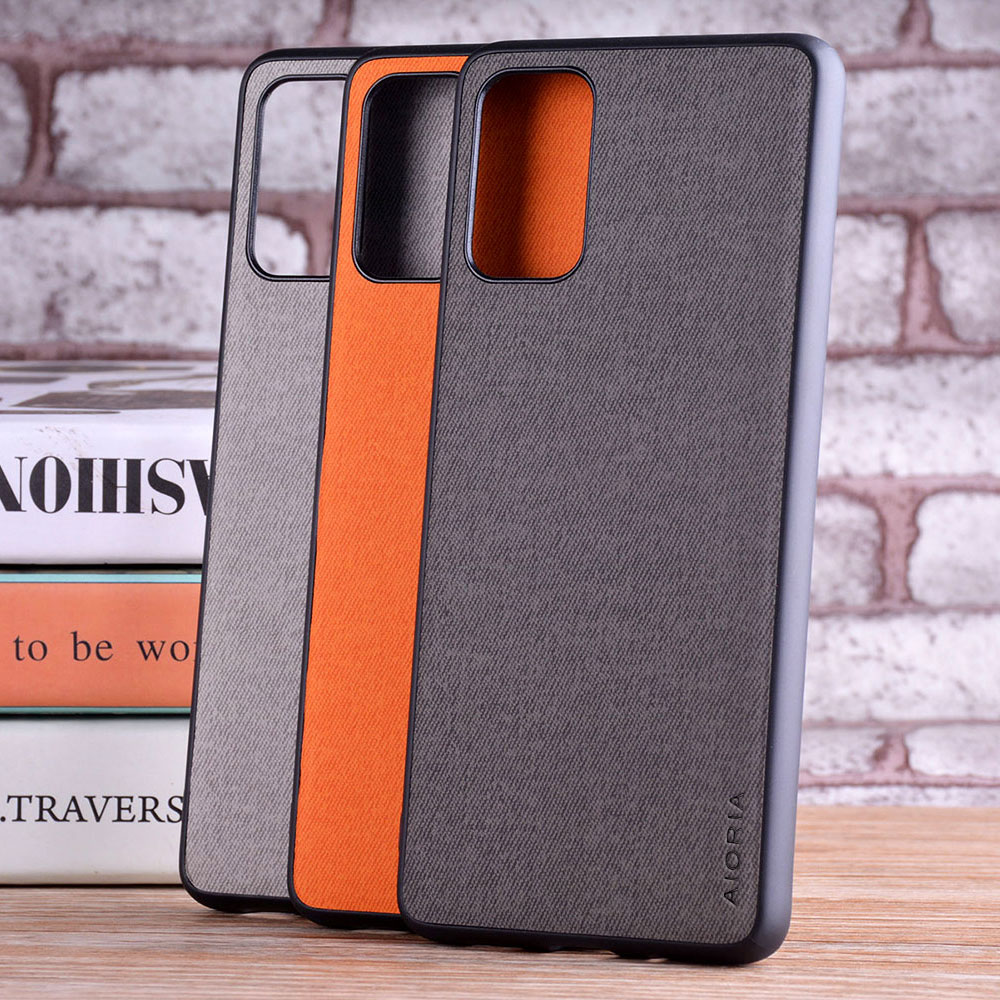 Cases for Samsung galaxy S20 Plus Ultra FE coque Luxury textile Leather skin soft TPU hard, Dark gray
Cases for Samsung galaxy S20 Plus Ultra FE coque Luxury textile Leather skin soft TPU hard, Dark gray