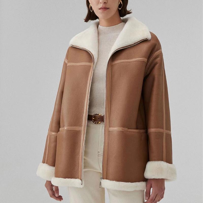 Women's Fur & Faux 2021 Winter Loose Thicken Ladies Coat Casual High Quality Women Parkas Fashion Solid Color Female Outerwear A469, Black
Women's Fur & Faux 2021 Winter Loose Thicken Ladies Coat Casual High Quality Women Parkas Fashion Solid Color Female Outerwear A469, Black