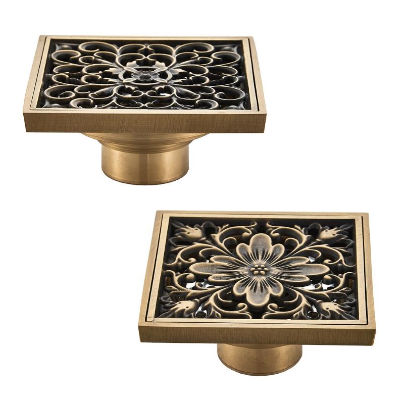 Other Bath & Toilet Supplies Euro Floor Drains Antique Brass Shower Drain Bathroom Deodorant Square Strainer Cover Grate Waste Use
Other Bath & Toilet Supplies Euro Floor Drains Antique Brass Shower Drain Bathroom Deodorant Square Strainer Cover Grate Waste Use