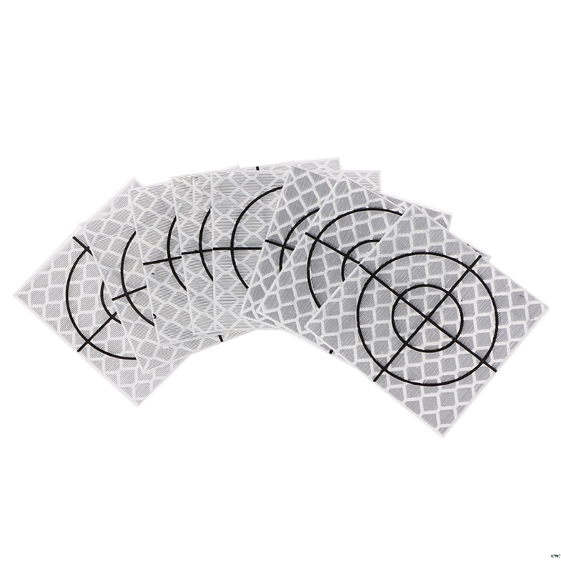 100 Pcs Reflecting Tape Target Total Station 20/30/40/50/60 Mm