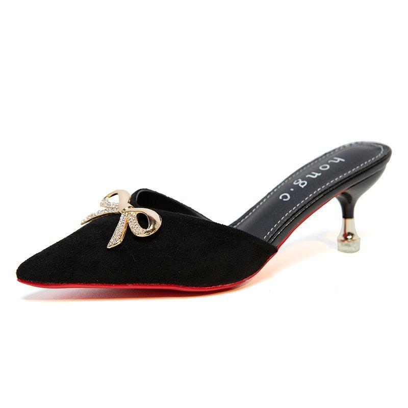 Fashion Women Pointed Toe Summer Sandals Comfortable Slippers Elegant Office Shoes Temperament High Heels, Black
Fashion Women Pointed Toe Summer Sandals Comfortable Slippers Elegant Office Shoes Temperament High Heels, Black