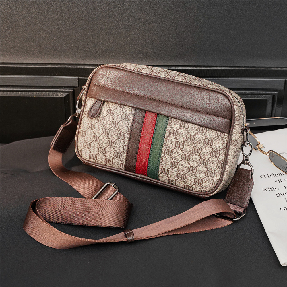 Trend Design Messenger Bag Mini Business Male Small Shoulder Crossbody Flap Bags Man Handbag Phone Purse
