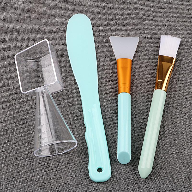 Makeup Brushes 4Pcs Home Skin Care Set Silicone Facial Mask Brush DIY Face Mixing Tools Bowl Measure Cup
Makeup Brushes 4Pcs Home Skin Care Set Silicone Facial Mask Brush DIY Face Mixing Tools Bowl Measure Cup