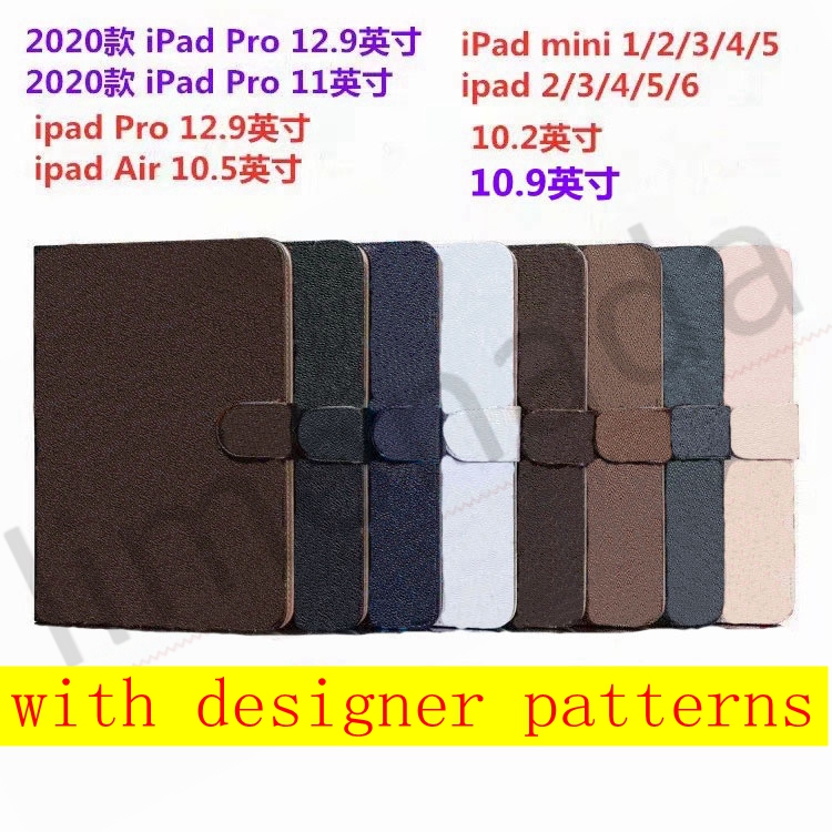 

New Designer Print Flower Phone Case for ipad mini 12345 6 for i pad 56 pro 11 2020 10.2 10.5 10.9 12.9 2020 2016/2017 cover A01