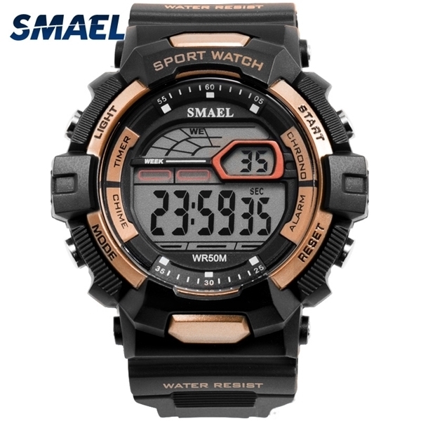 Waterproof Sport Watches LED SMAEL Relojes Hombre Men Watch Big Military Watches Army 1527 Sile Digital Wrsit Watch for Men X0524, Khaki
Waterproof Sport Watches LED SMAEL Relojes Hombre Men Watch Big Military Watches Army 1527 Sile Digital Wrsit Watch for Men X0524, Khaki