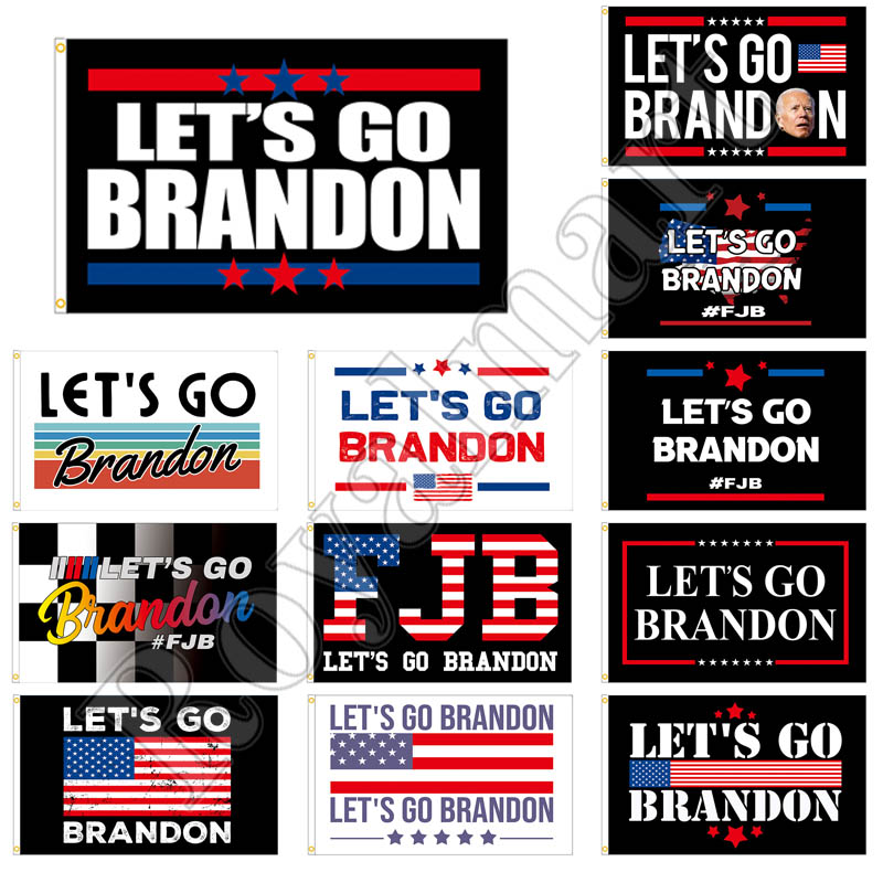 60*90cm Let's Go Brandon Banner Flags 2*3ft Outdoor Propaganda Parade Flag with 2 Copper Buckles
60*90cm Let's Go Brandon Banner Flags 2*3ft Outdoor Propaganda Parade Flag with 2 Copper Buckles