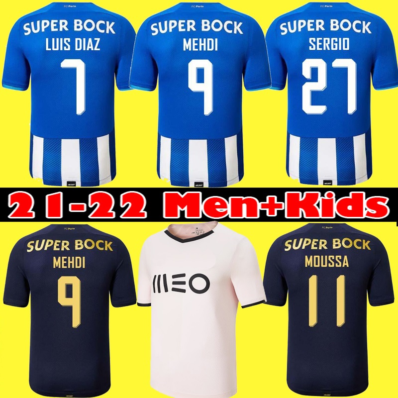 21 22 porto soccer jerseys home away third 2021 2022 Sergio Oliveira Mehdi Moussa Luis Diaz Mateus Evanilson PEPE football shirt Otavio men, Black;yellow
21 22 porto soccer jerseys home away third 2021 2022 Sergio Oliveira Mehdi Moussa Luis Diaz Mateus Evanilson PEPE football shirt Otavio men, Black;yellow