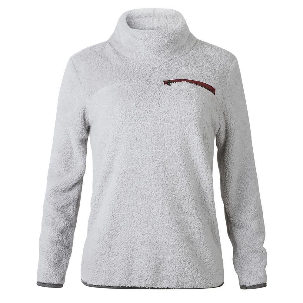 Women Faux Fur Fluffly Turtleneck Sweatshirts Autumn Casual Teddy Hoodies Warm Thicken Tops Coats Fashionable 210428
