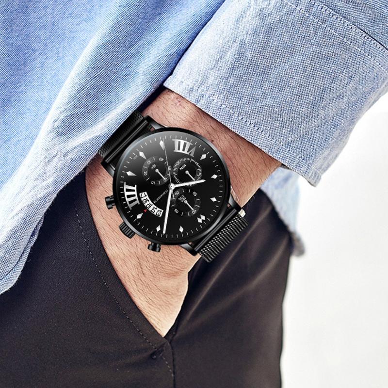 Wristwatches Mens Watches Luxury Busine Quartz Watch Casual Slim Mesh Steel Sport Wristwatch Relogio Masculino Men Reloj Hombre Erkek K
Wristwatches Mens Watches Luxury Busine Quartz Watch Casual Slim Mesh Steel Sport Wristwatch Relogio Masculino Men Reloj Hombre Erkek K