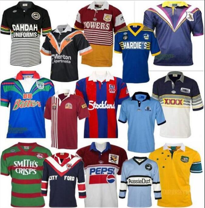 Warriors Knights RETRO RUGBY JERSEY Penrith Panthers Australia Sydney Roosters St George Illawarra Melbourne Storms Queensland Cowboys, Black;gray
Warriors Knights RETRO RUGBY JERSEY Penrith Panthers Australia Sydney Roosters St George Illawarra Melbourne Storms Queensland Cowboys, Black;gray