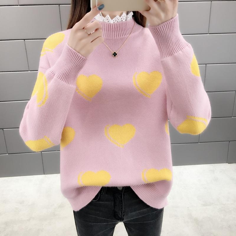 Women's Sweaters Loose Casual Women Knitted Sweater Autumn Winter Ladies O-neck Tops Pullover Korean Christmas Hearts Knitwear Red, Beige
Women's Sweaters Loose Casual Women Knitted Sweater Autumn Winter Ladies O-neck Tops Pullover Korean Christmas Hearts Knitwear Red, Beige