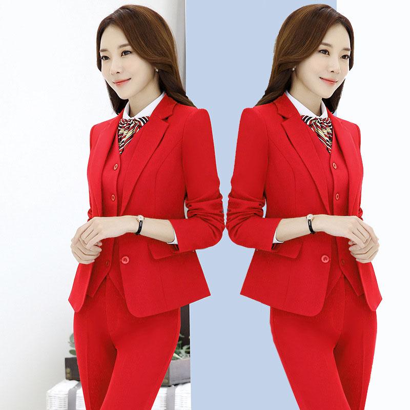 Women' Suits & Blazers IZIC Red Formal Trouser Set Uniform Designs For Women With Pant Office Elegant Business Work Wear Plus Size, Red blazer and skirt
Women' Suits & Blazers IZIC Red Formal Trouser Set Uniform Designs For Women With Pant Office Elegant Business Work Wear Plus Size, Red blazer and skirt
