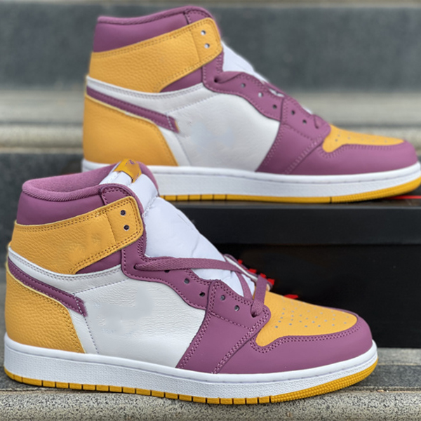 Jumpman 1 HIgh Brotherhood Basketball Shoes 1s Light Bordeaux-White University Gold men women leisure Sneakers trainers, #1
Jumpman 1 HIgh Brotherhood Basketball Shoes 1s Light Bordeaux-White University Gold men women leisure Sneakers trainers, #1