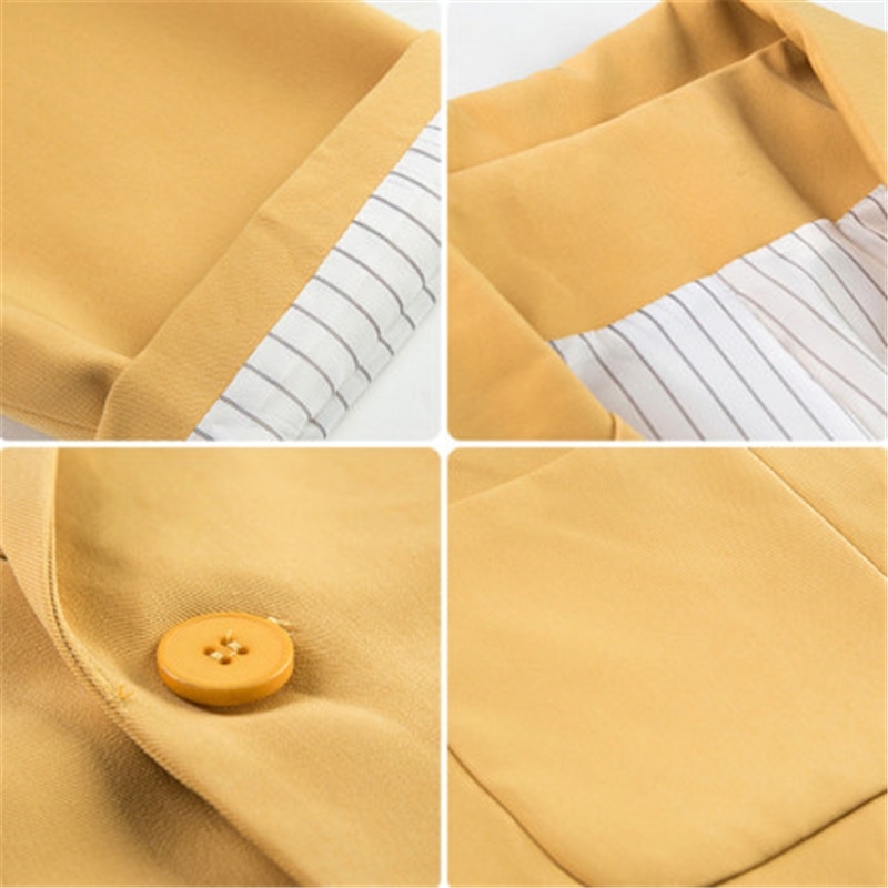 Wonder Spring Autumn Suit Jacket Vintage Korean British style chic casual Blazers girls Loose Outerwears 210510