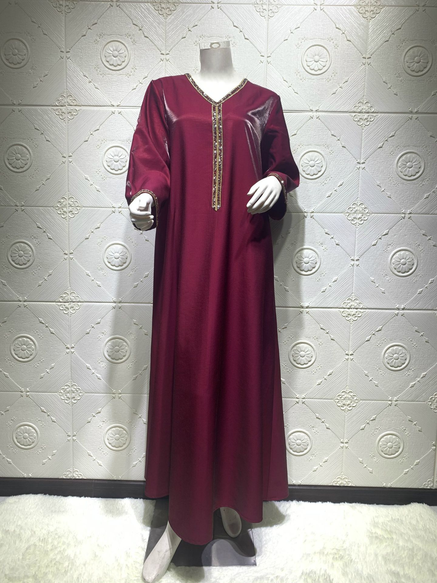 India Dubai Arabic Muslim Dress Satin Diamond Abaya Musulman Islamic Women Pakistan Moroccan Kaftan Turkey Robe Gowns Vestidos
India Dubai Arabic Muslim Dress Satin Diamond Abaya Musulman Islamic Women Pakistan Moroccan Kaftan Turkey Robe Gowns Vestidos