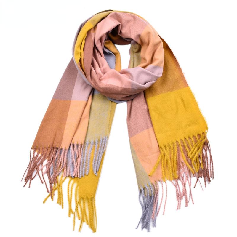 Scarves Ladies Fashion Scarf Autumn And Winter Hit Color Plaid Shawl Imitation Cashmere Yarn-dyed Bristle Wholesale
Scarves Ladies Fashion Scarf Autumn And Winter Hit Color Plaid Shawl Imitation Cashmere Yarn-dyed Bristle Wholesale