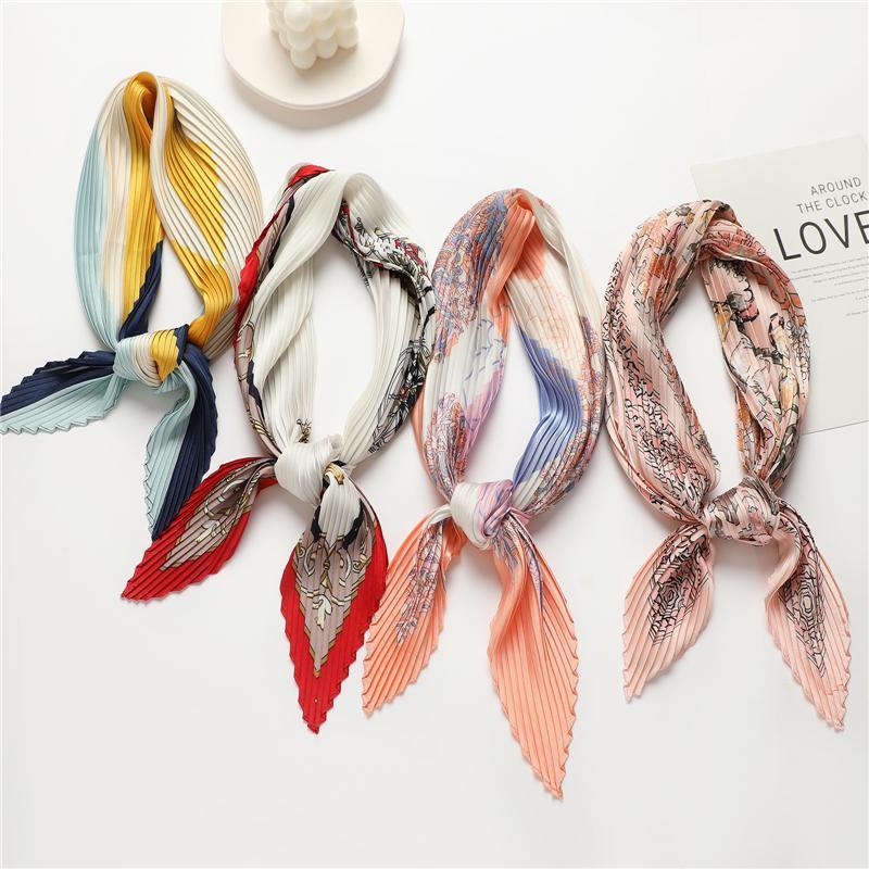 Scarves Fashion Crinkle Silk Shawl Square Scarf For Women Print Neckerchief Female Head Wraps Foulard Satin Hijab Hair Band Bandana, Blue;gray
Scarves Fashion Crinkle Silk Shawl Square Scarf For Women Print Neckerchief Female Head Wraps Foulard Satin Hijab Hair Band Bandana, Blue;gray