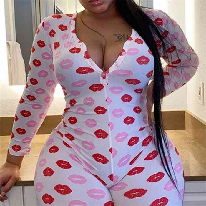 L-5XL Large Plus Size Kigurumi Adults Sexy Pajamas Onesies Lip Print Women Jumpsuits Pyjamas Romper Onesie Bodysuit Christmas, Red lip
L-5XL Large Plus Size Kigurumi Adults Sexy Pajamas Onesies Lip Print Women Jumpsuits Pyjamas Romper Onesie Bodysuit Christmas, Red lip