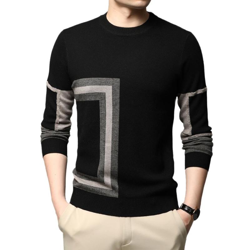 Men's Sweaters 2021 Fashion High End Designer Brand Mens Knit Black Wool Pullover Sweater Crew Neck Autum Winter Casual Jumper Clothes, Khaki
Men's Sweaters 2021 Fashion High End Designer Brand Mens Knit Black Wool Pullover Sweater Crew Neck Autum Winter Casual Jumper Clothes, Khaki