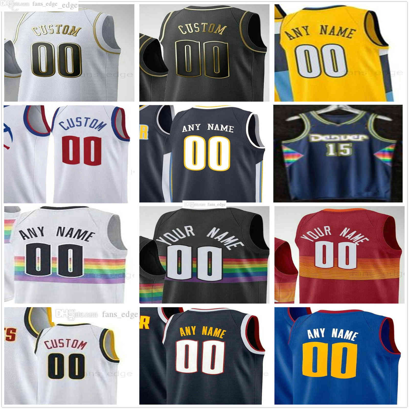 75th 2022 Custom Printed Denver's Nuggets's 15 Jokic Jamal 27 Murray Nikola Michael 1 Porter Jr.''nba''Woman Kids Youth Basketball Jerseys, As picture
75th 2022 Custom Printed Denver's Nuggets's 15 Jokic Jamal 27 Murray Nikola Michael 1 Porter Jr.''nba''Woman Kids Youth Basketball Jerseys, As picture