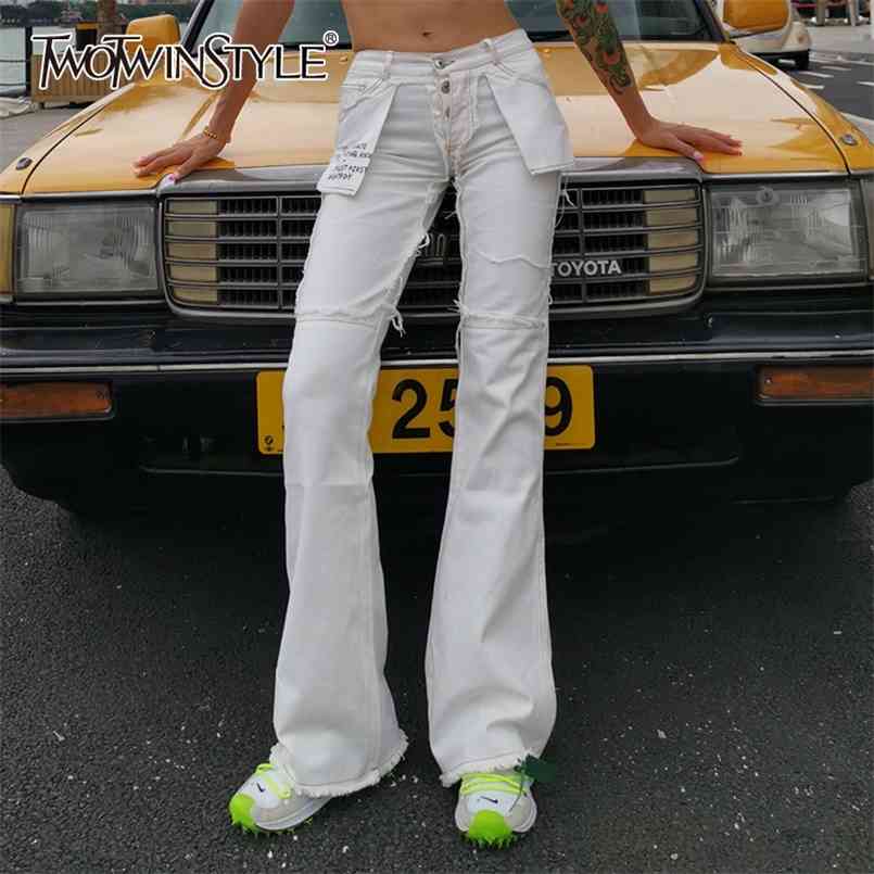 Casual White Patchwork Tassel Women's Jeans High Waist Pocket Wide Leg Long Denim Pants Autumn Fashion 210521
Casual White Patchwork Tassel Women's Jeans High Waist Pocket Wide Leg Long Denim Pants Autumn Fashion 210521