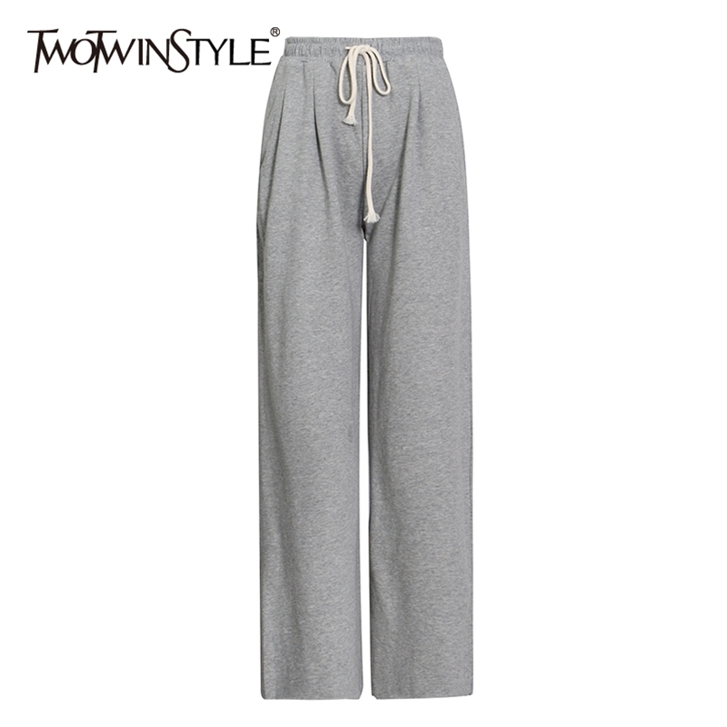 Loose Bottom Split Trouser For Women High Wasit Lace Up Bowknot Casual Joker Wide Leg Pants Female Fashion 210521, Black
Loose Bottom Split Trouser For Women High Wasit Lace Up Bowknot Casual Joker Wide Leg Pants Female Fashion 210521, Black