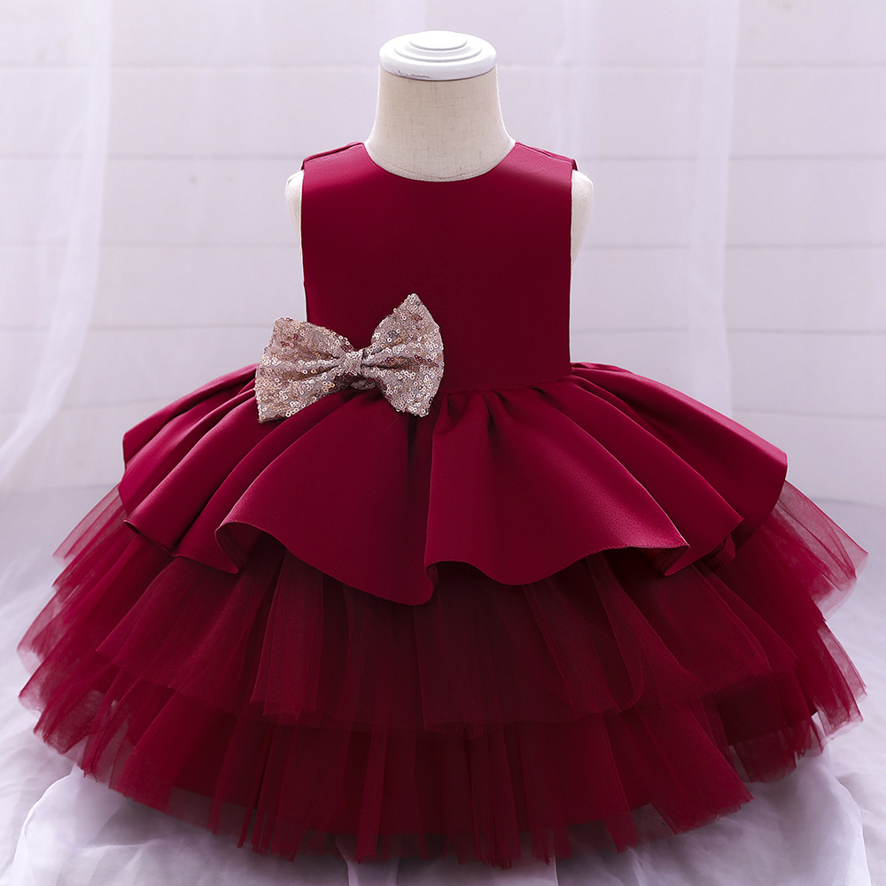 Sequins Bow Baby Girl Dress Infant Christening 1st Year Birthday Dresses Children Party Clothes Baptism Dresses for Girl Toddler Party Dress, White
Sequins Bow Baby Girl Dress Infant Christening 1st Year Birthday Dresses Children Party Clothes Baptism Dresses for Girl Toddler Party Dress, White